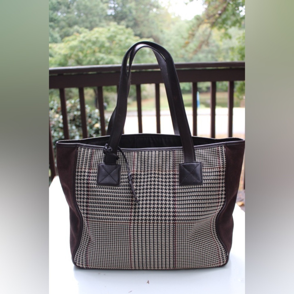 Lauren Ralph Lauren Plaid Tote Bag
